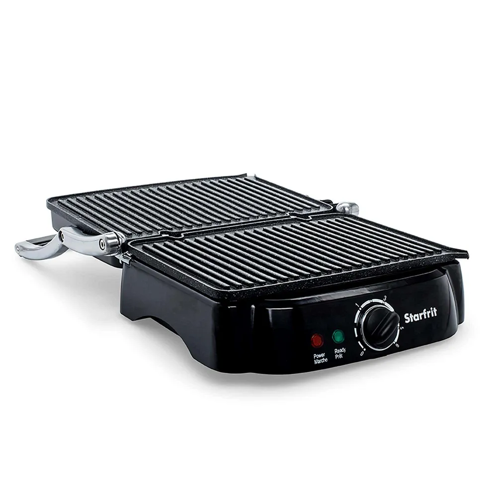 The Rock Ribbed Panini Grill (Black)