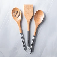 Cuisinart Beechwood Solid Spoon (Natural - S/S)