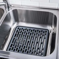OXO Good Grips Sink Silicone Sink Mat (Black/Grey
