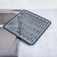 OXO Good Grips Sink Silicone Sink Mat (Black/Grey