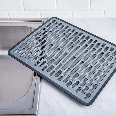 OXO Good Grips Sink Silicone Sink Mat Large (Black/Grey)