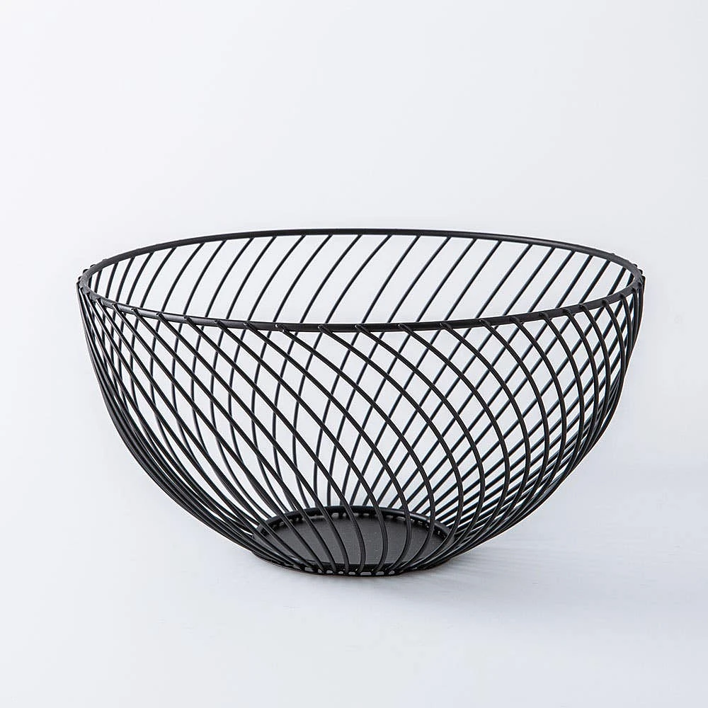 KSP Natura Wire Fruit Basket (Black)