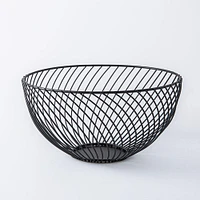 KSP Natura Wire Fruit Basket (Black)
