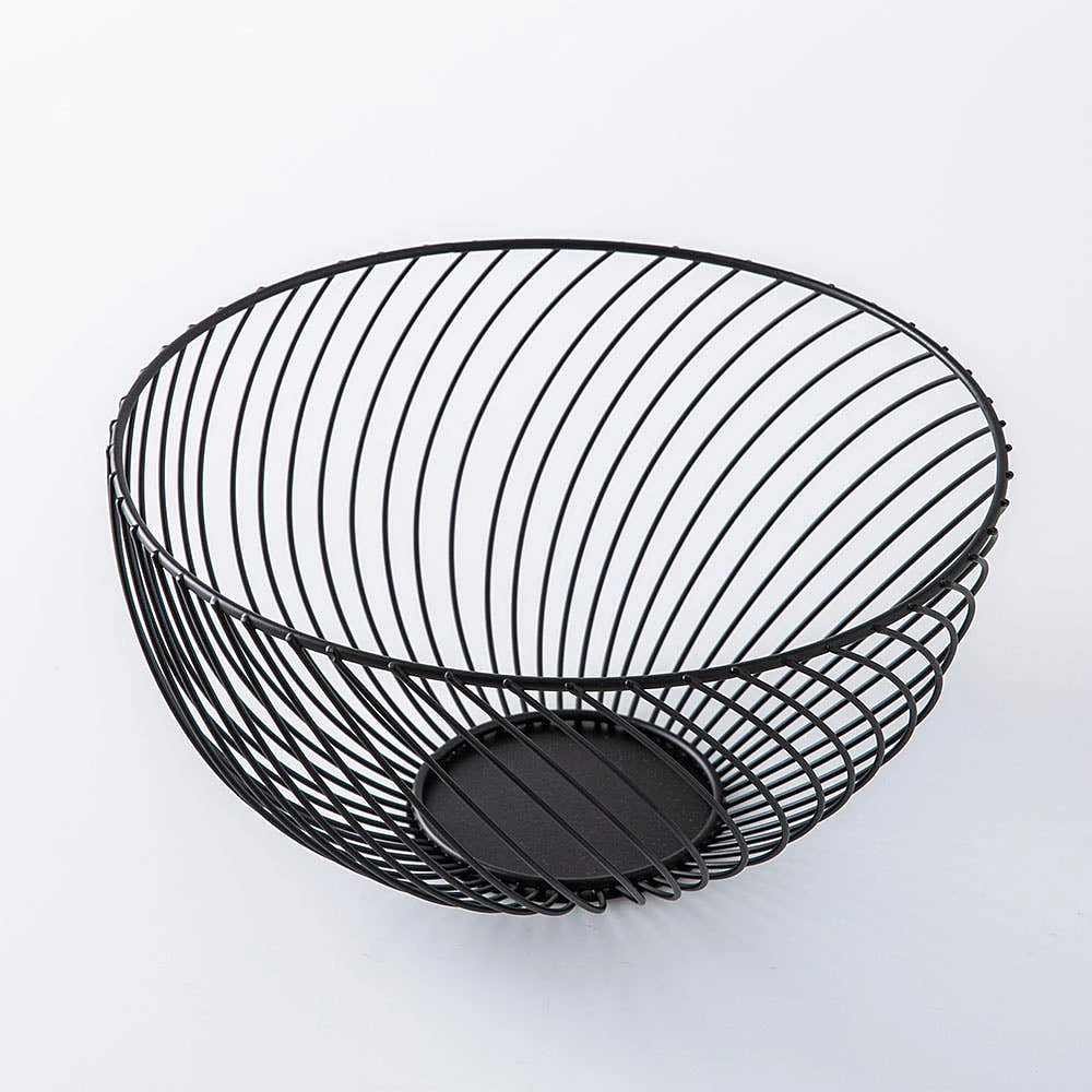 KSP Natura Wire Fruit Basket (Black)