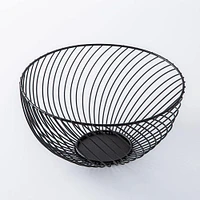 KSP Natura Wire Fruit Basket (Black)