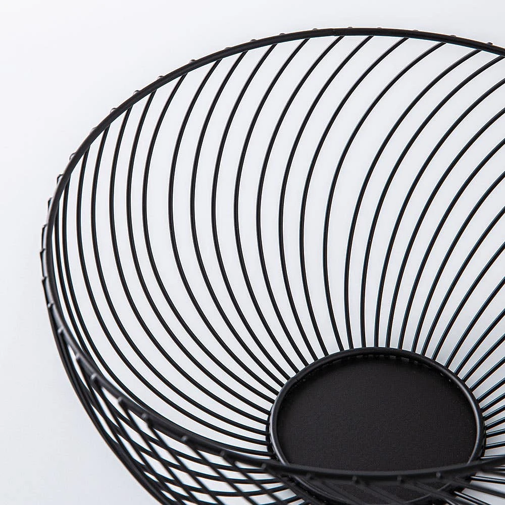 KSP Natura Wire Fruit Basket (Black)