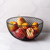 KSP Natura Wire Fruit Basket (Black)