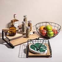 KSP Natura Wire Fruit Basket (Black)