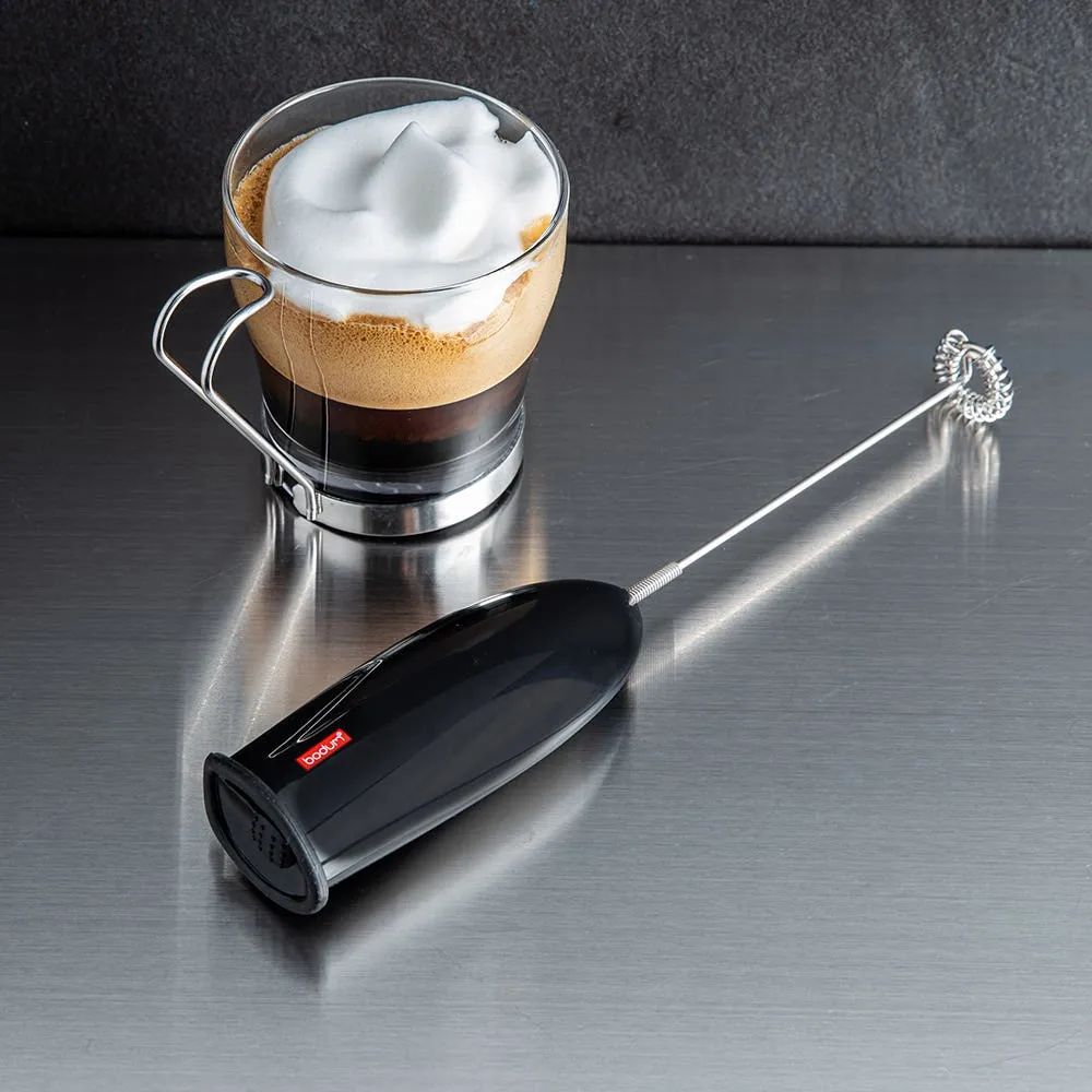 Bodum Schiuma Battery Milk Frother (Black)