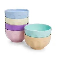 KSP Colour Fun Melamine Ice Cream Bowl - Set of 6 (Multi Pastel)