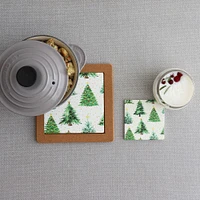 Harman Christmas 'Confetti Tree' Ceramic Coaster - Set of 6