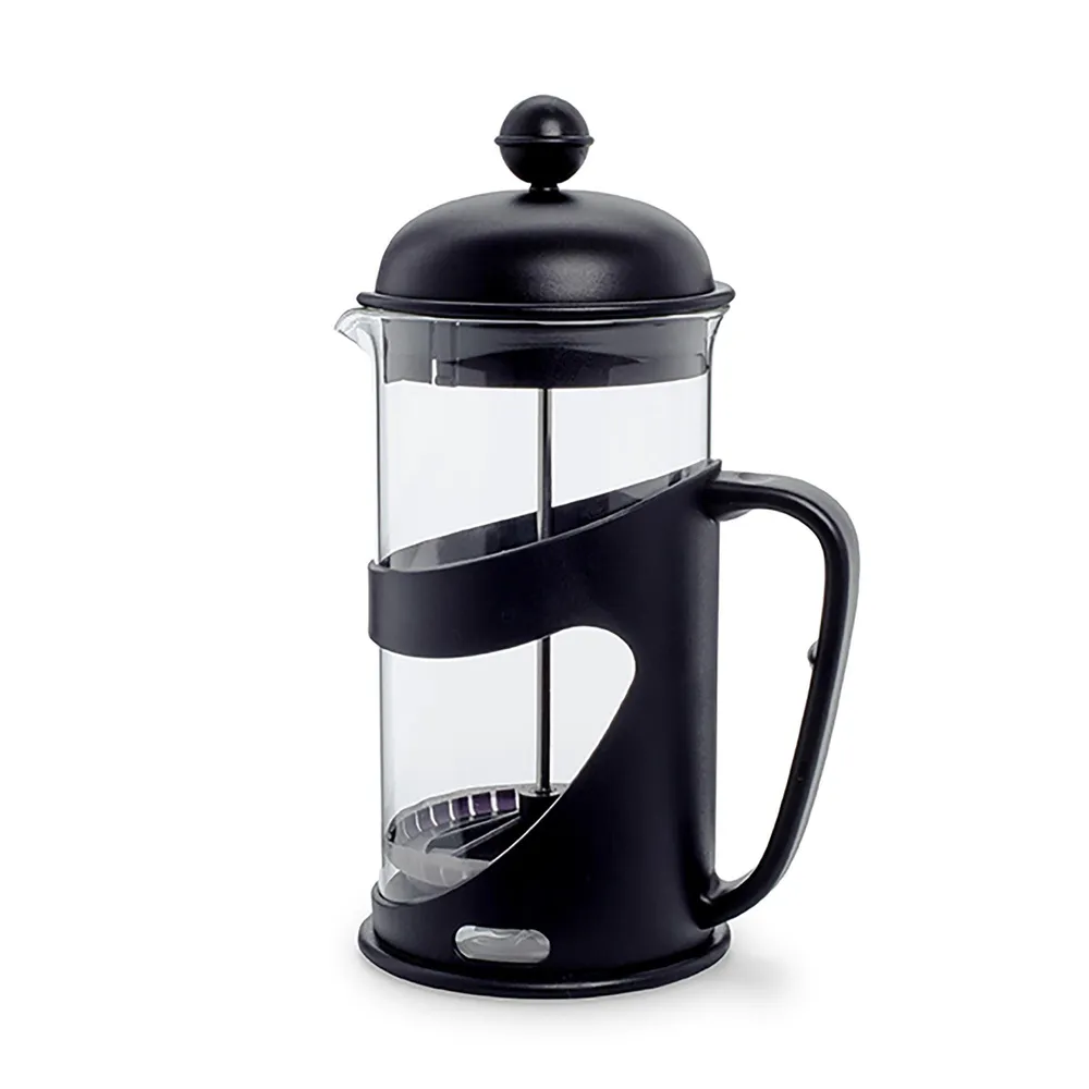 KSP Cafe 1L French Coffee Press (Clear/Black)