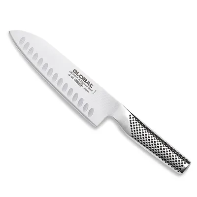 Global Classic 7" Santoku Knife with Fluted Edge (Stainless Steel)