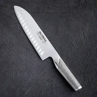 Global Classic 7" Santoku Knife with Fluted Edge (Stainless Steel)