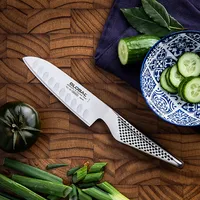 Global Classic 5" Santoku Knife with Fluted Edge (Stainless Steel)