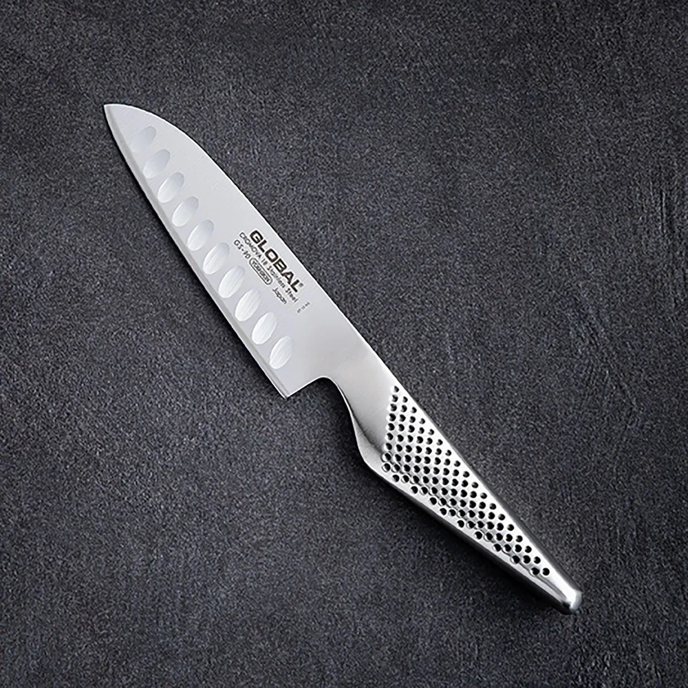 Global Classic 5" Santoku Knife with Fluted Edge (Stainless Steel)