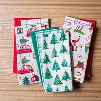 Harman Christmas 'Feels Like Christmas' Cotton Kitchen Towel - Set/3