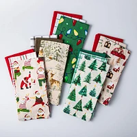 Harman Christmas 'Christmas Lights' Cotton Kitchen Towel - Set/3