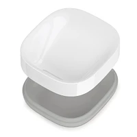 Joseph Joseph Smart Bath Compact Soap Dish (White/Grey)