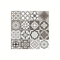 Harman 3-Ply 'Spanish Tile' Paper Napkin (Black)