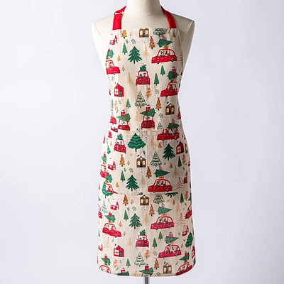 Harman Christmas 'Feels Like Christmas' Cotton Apron (Multi Colour)