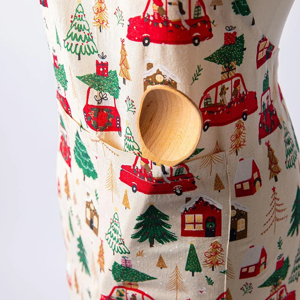 Harman Christmas 'Feels Like Christmas' Cotton Apron (Multi Colour)