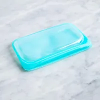 Stasher Reusable Snack Bag (Aqua)