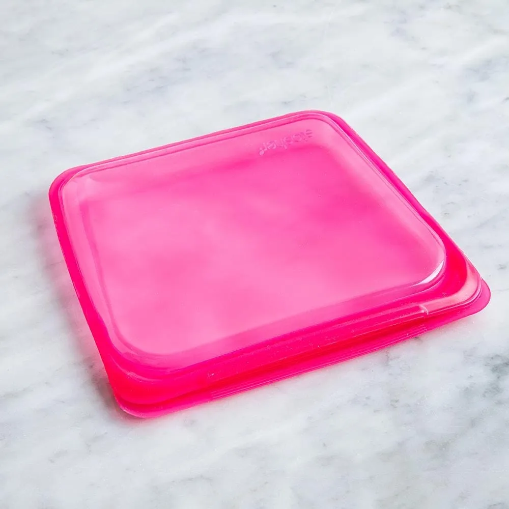 Stasher Reusable Sandwich Bag (Raspberry)