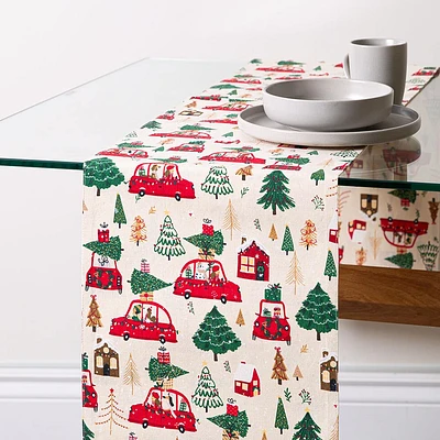 Harman Christmas 'Feels Like Christmas' Cotton Table Runner 13"x72"