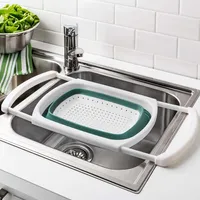 KSP Stretch Over The Sink Colander (Teal)