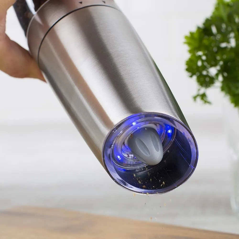 KSP Turbo Gravity Salt and Pepper Mill (Stainless Steel)