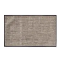 Harman Textaline 'Tweed' 20"x34" Vinyl Indoor-Outdoor Mat (Black)