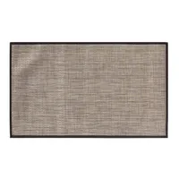 Harman Textaline 'Tweed' 30"x50" Vinyl Indoor-Outdoor Mat (Black)