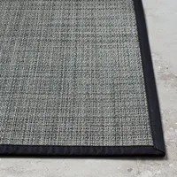 Harman Textaline 'Tweed' 30"x50" Vinyl Indoor-Outdoor Mat (Black)