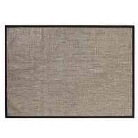 Harman Textaline 'Tweed' 60"x84" Vinyl Indoor-Outdoor Mat (Black)