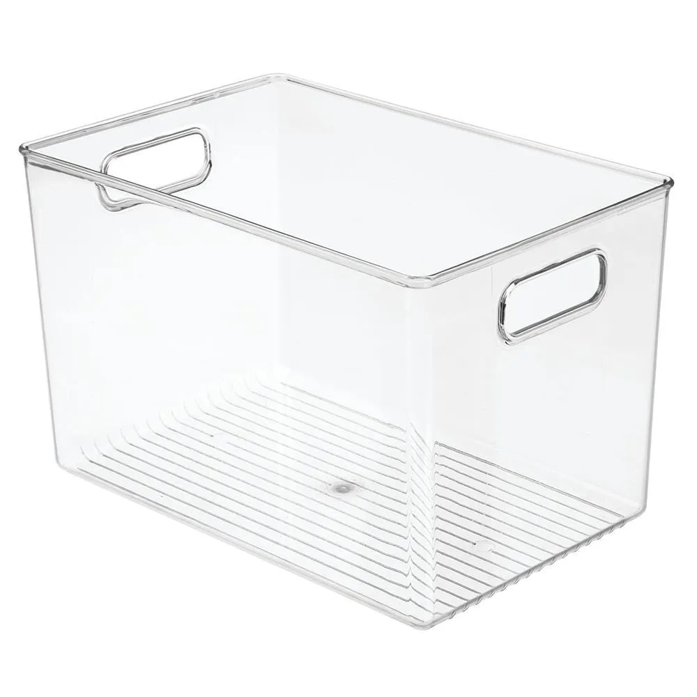 iDesign Linus 'Tall' Fridge 'N Pantry Binz (Clear) 12x8x8"