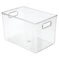 iDesign Linus 'Tall' Fridge 'N Pantry Binz (Clear) 12x8x8"