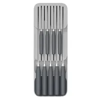 Joseph Joseph Drawerstore Compact Knife Organizer (Grey) 15.5x5.5x3"