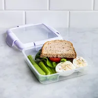 Locksy Click 'N' Go 174ml Snack Container (White)