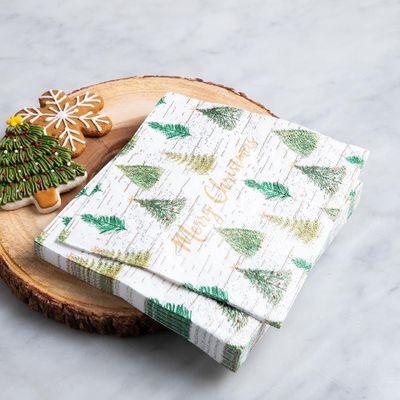 Harman Christmas 3-Ply 'Tree' Paper Napkin (Multi Colour)