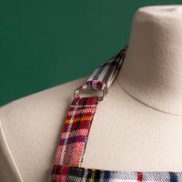 Harman Christmas 'Scottish Plaid' Cotton Apron (Red)