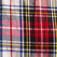 Harman Christmas 'Scottish Plaid' Cotton Apron (Red)