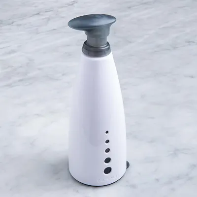 Casabella Sink Sider Soap Dispenser with Funnel (White/Grey)