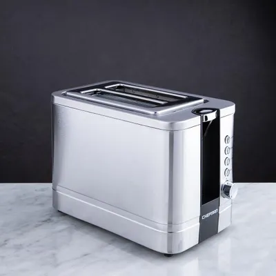 Chefman Pop-Up Wide Slot Toaster (St/St - Black)