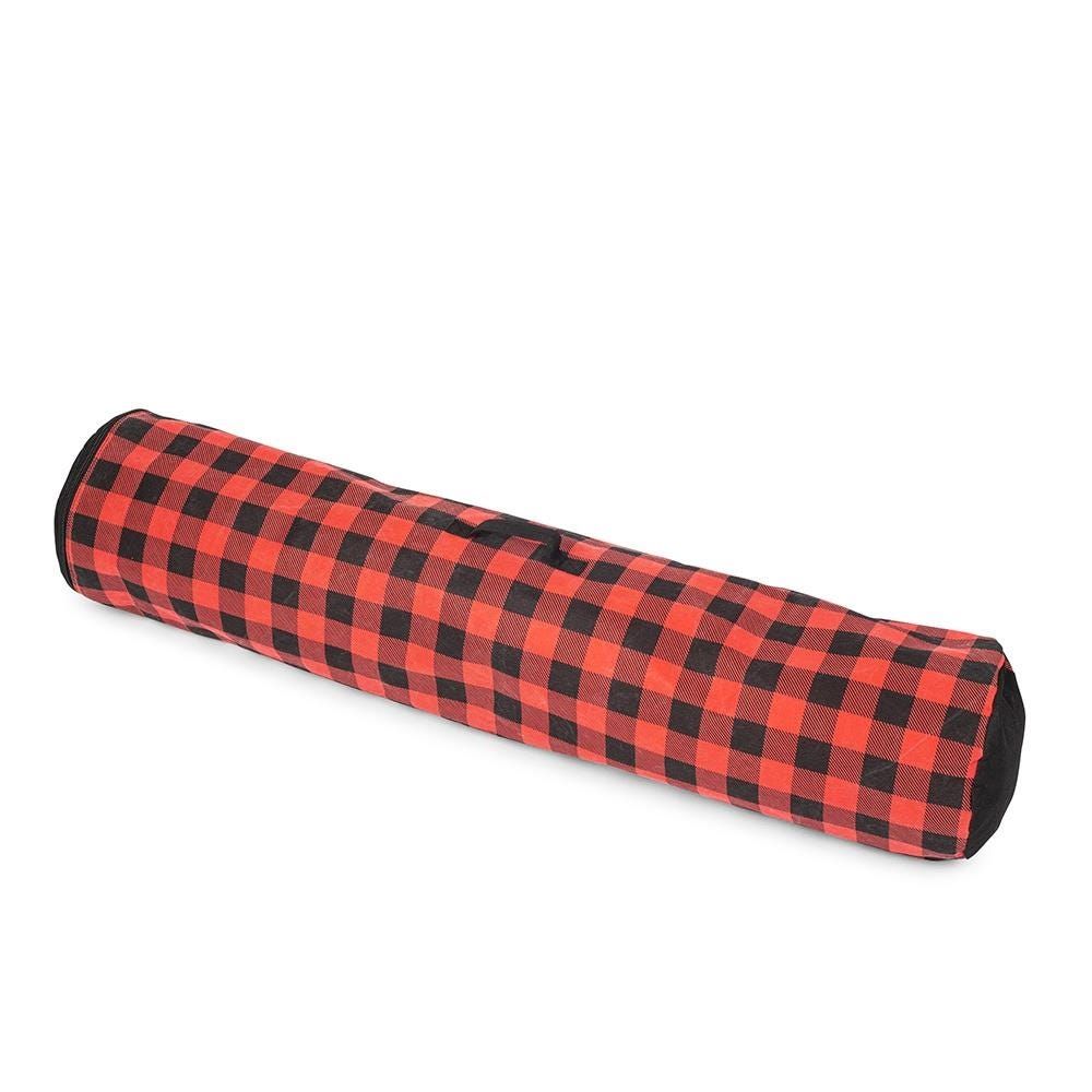 KSP Christmas Soft Storage 'Buffalo Check' Gift Wrap Bag (Black/Red)