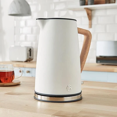 Swan Nordic Cordless Jug Kettle (Cream)
