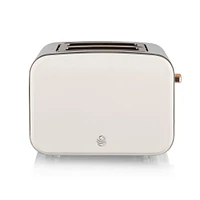 Swan Nordic Toaster -Slice (Cream/Stainless Steel