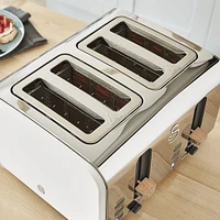 Swan Nordic Toaster 4-Slice (Cream/Stainless Steel)