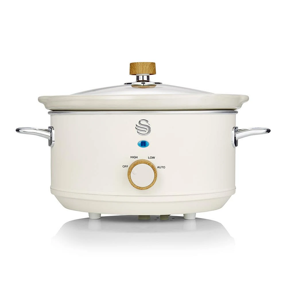 Swan Nordic Slow Cooker (Cream)