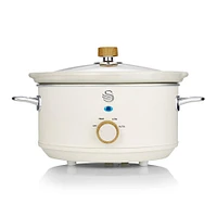 Swan Nordic Slow Cooker (Cream)
